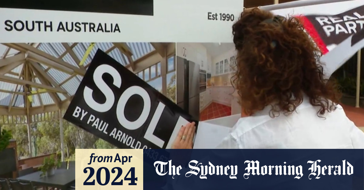 Video Median Adelaide house price soars